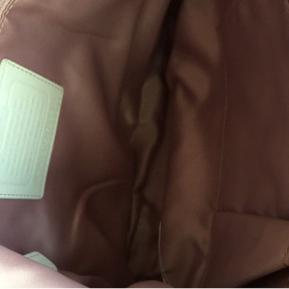 Coach Kristin Signature Shoulder Handbag Hobo Purse (Champagne) - Picture 7 of 9